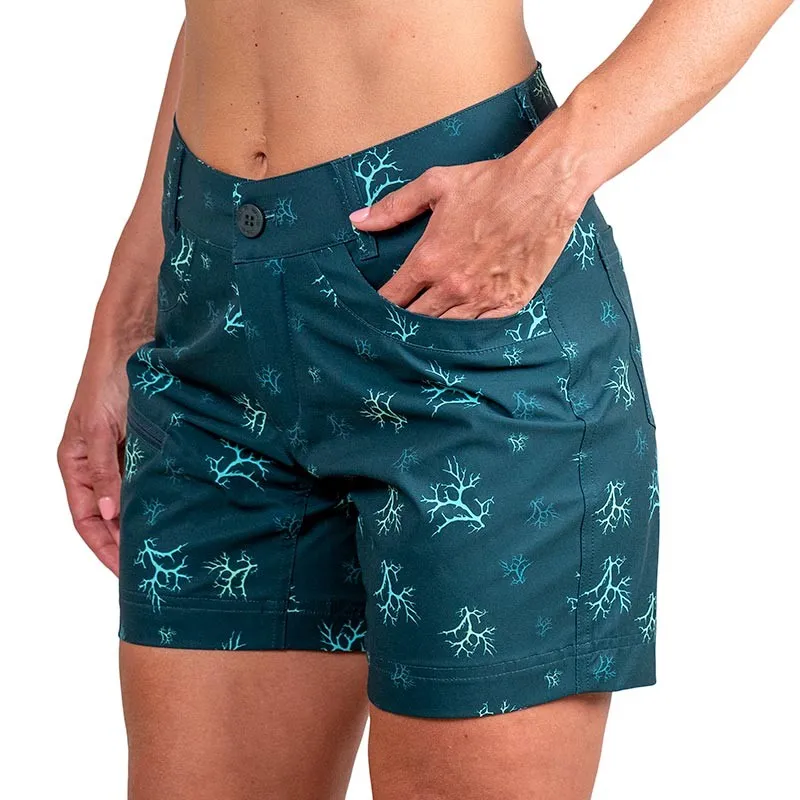 Liberty Pantaloncini Cargo Donna Verde / Muschio