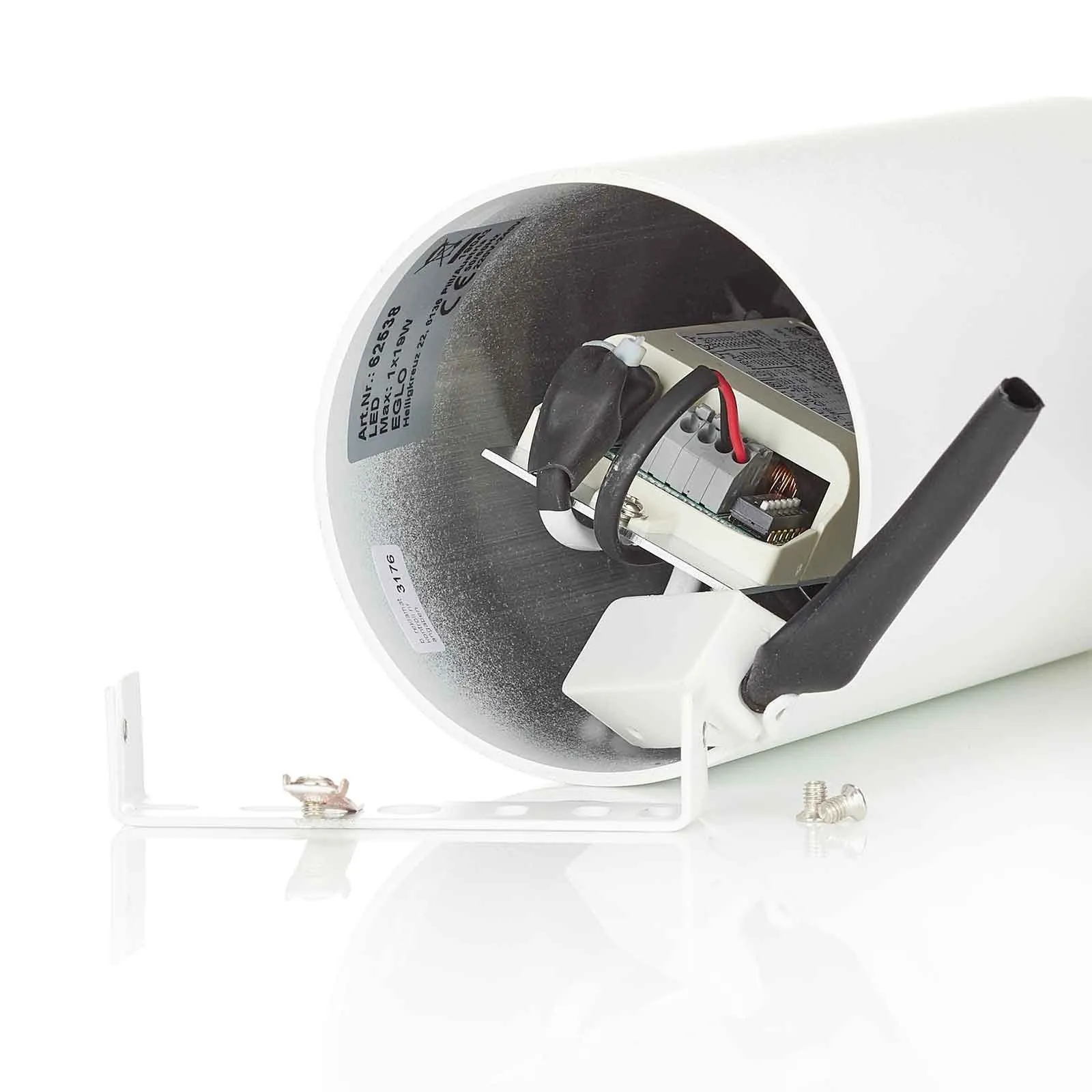 Lucande Takio downlight LED 2.700K Ø10cm bianco