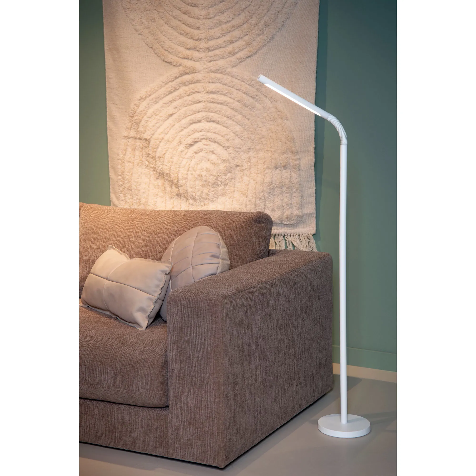 Lucide  Lampada da lettura da terra ricaricabile con LED dimmerabile dal design moderno Gilly - 3W - 2700k Luce Calda