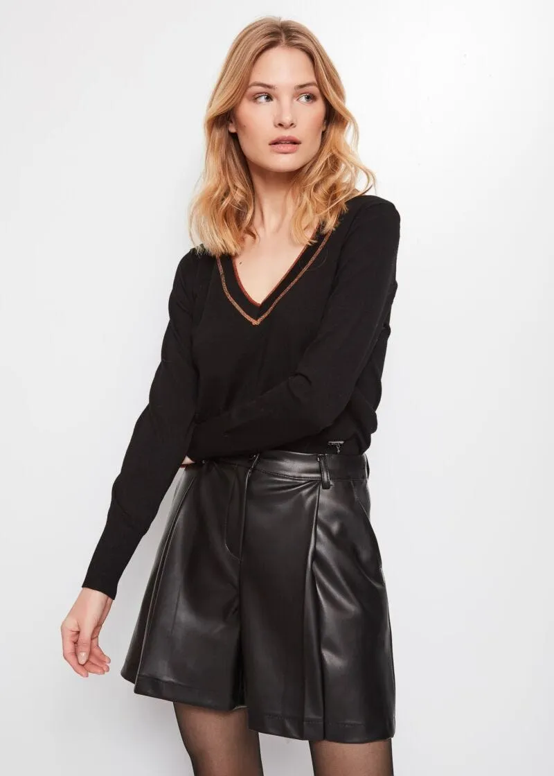 Maglia con scollo a V