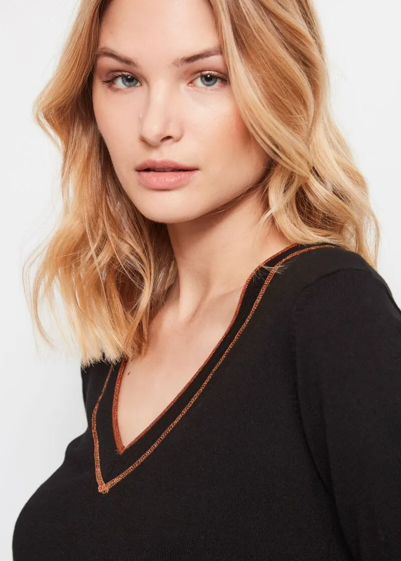 Maglia con scollo a V