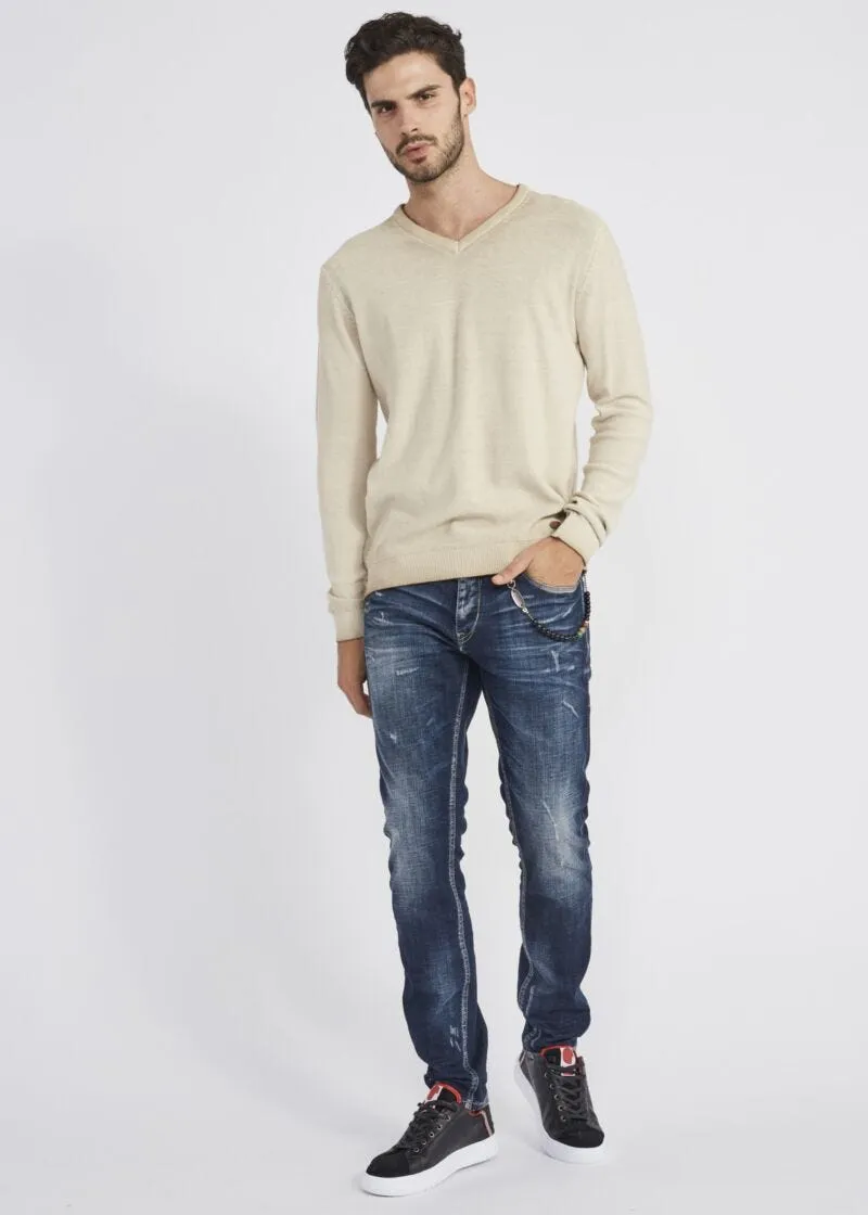 Maglia in cotone con patch