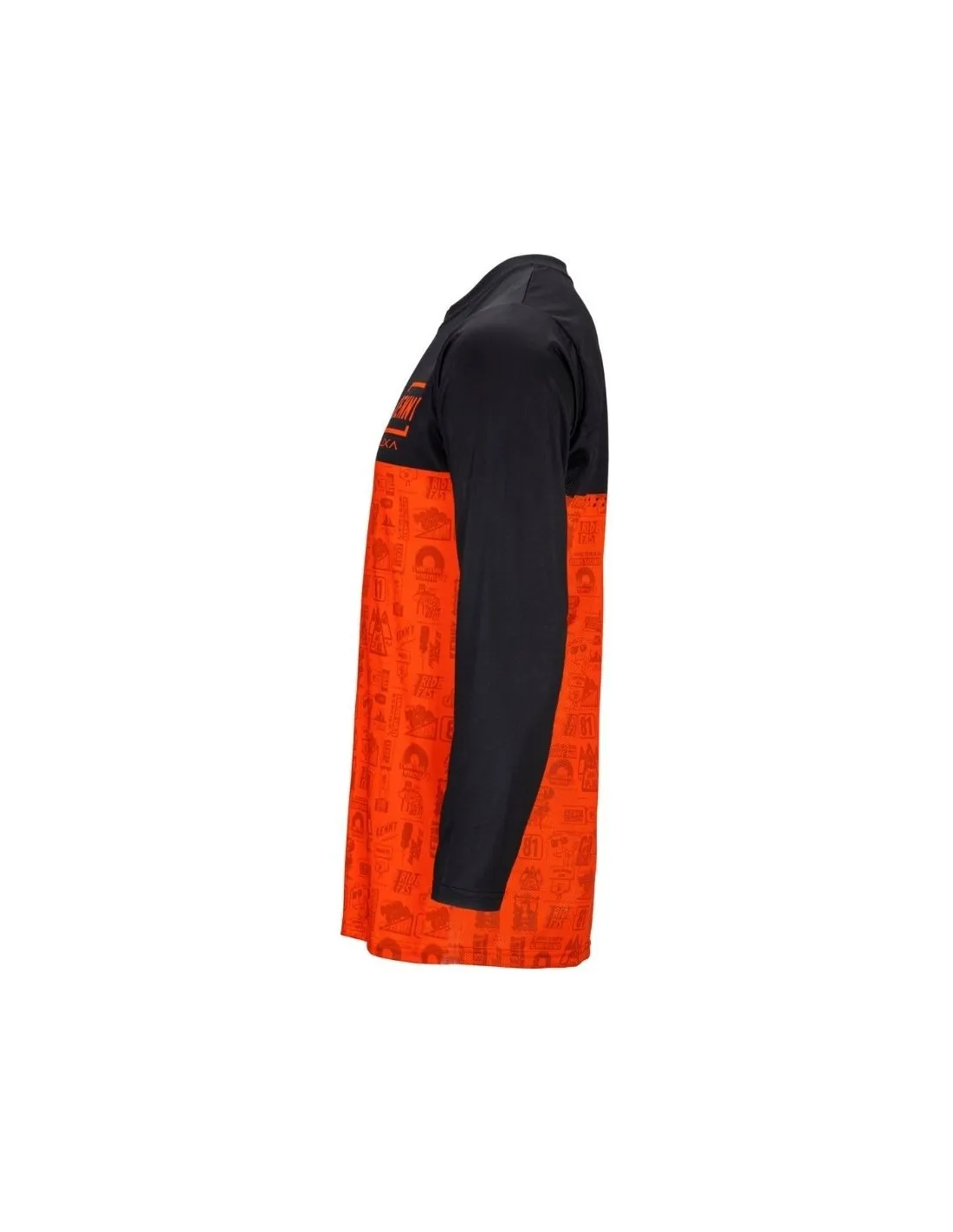 Maglia manica lunga MTB Kenny Racing Charger ML Arancione