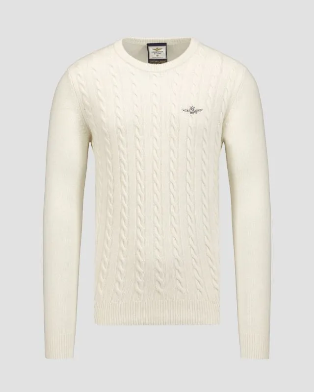 Maglione in lana da uomo Aeronautica Militare