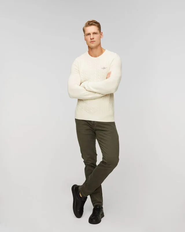 Maglione in lana da uomo Aeronautica Militare