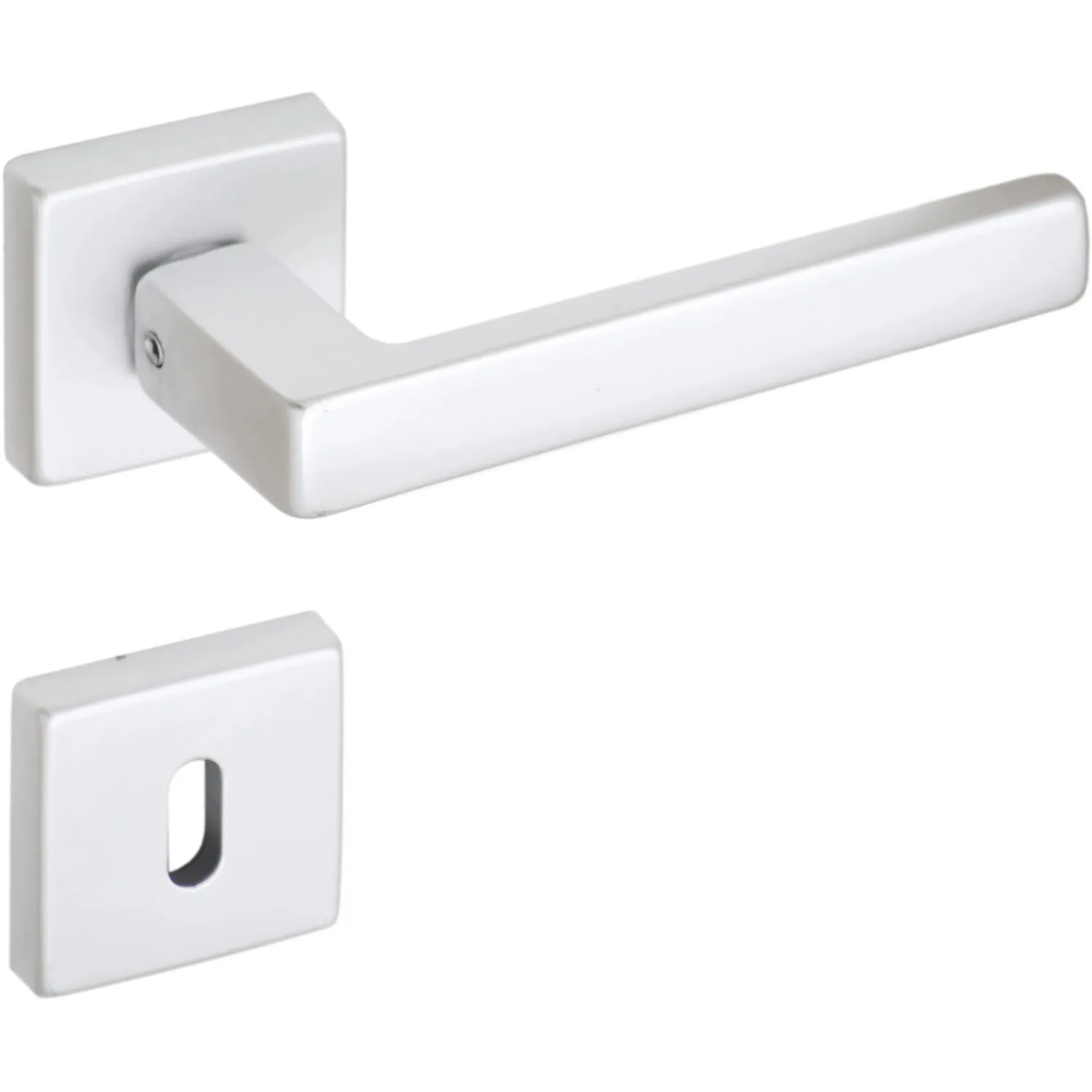 Maniglia modello quadro con rosette e bocchette patent -