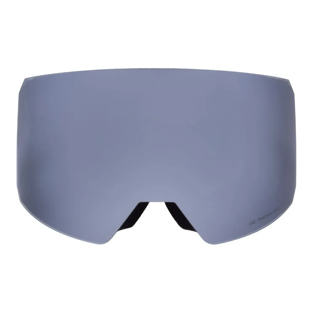 Maschera da sci con fascia Red Bull Line Matt Black Nero/Bianco