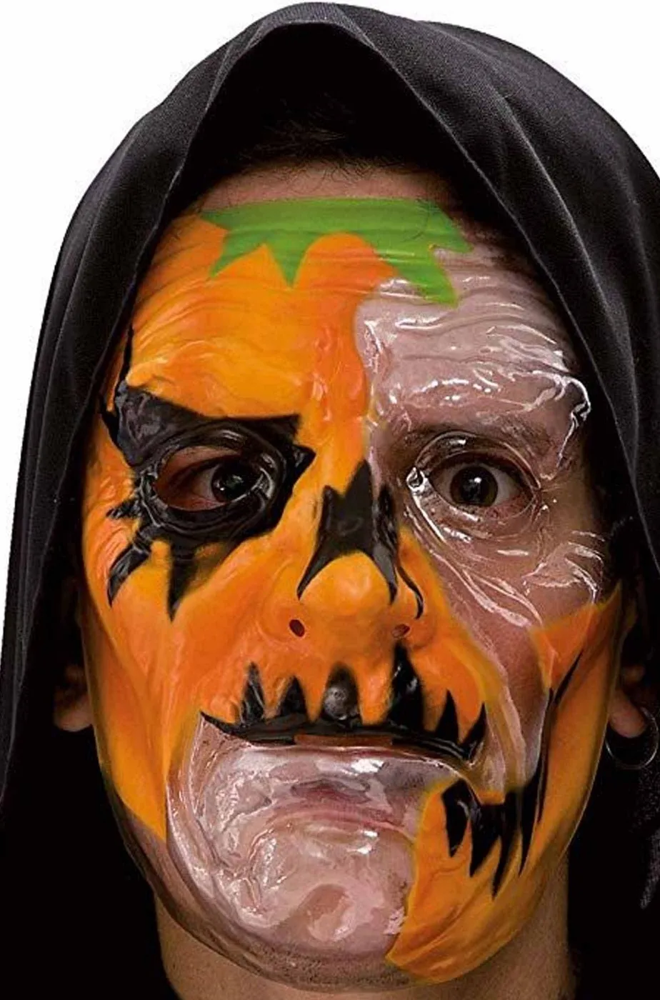 Maschera da Zucca dell'orrore trasparente