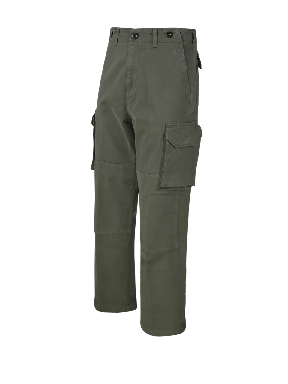 MEN DEPARTMENT FIVE GREEN COTTON FLEET CARGO PANT