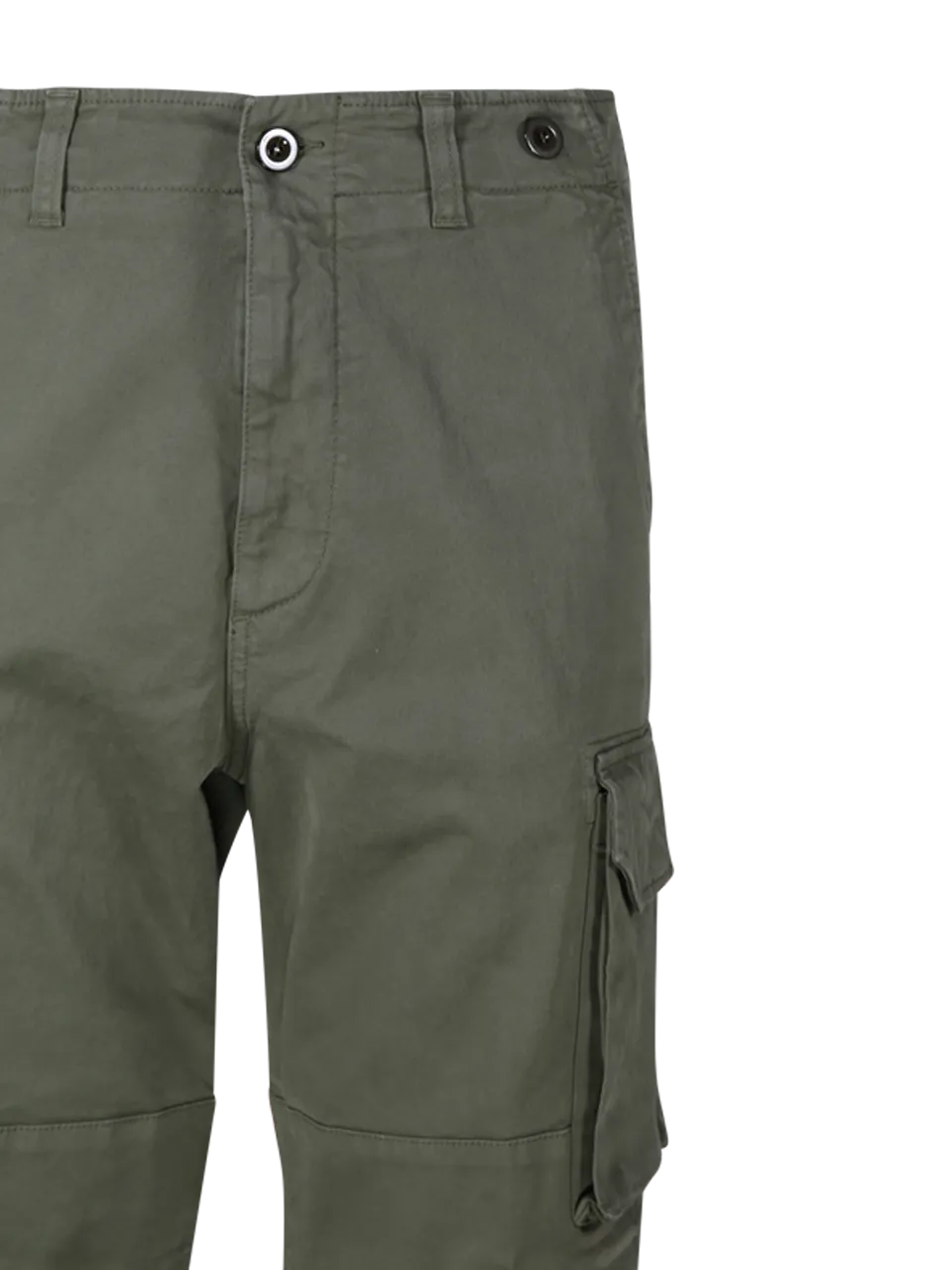 MEN DEPARTMENT FIVE GREEN COTTON FLEET CARGO PANT