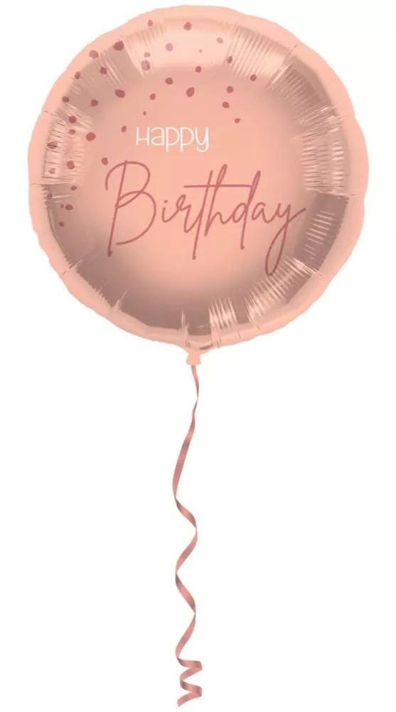 Palloncino Happy Birthday rosa