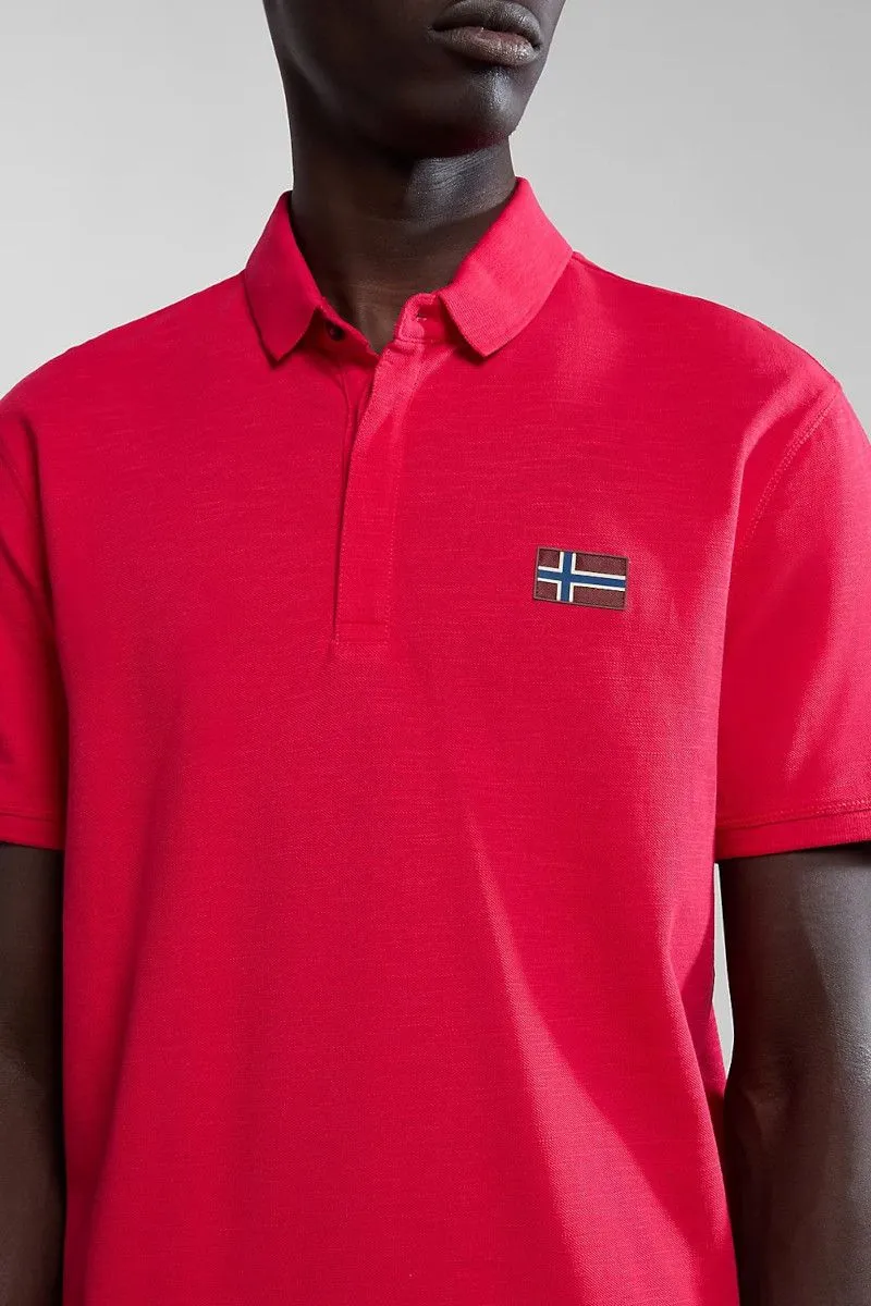 Polo a maniche corte Ebea uomo Rosso