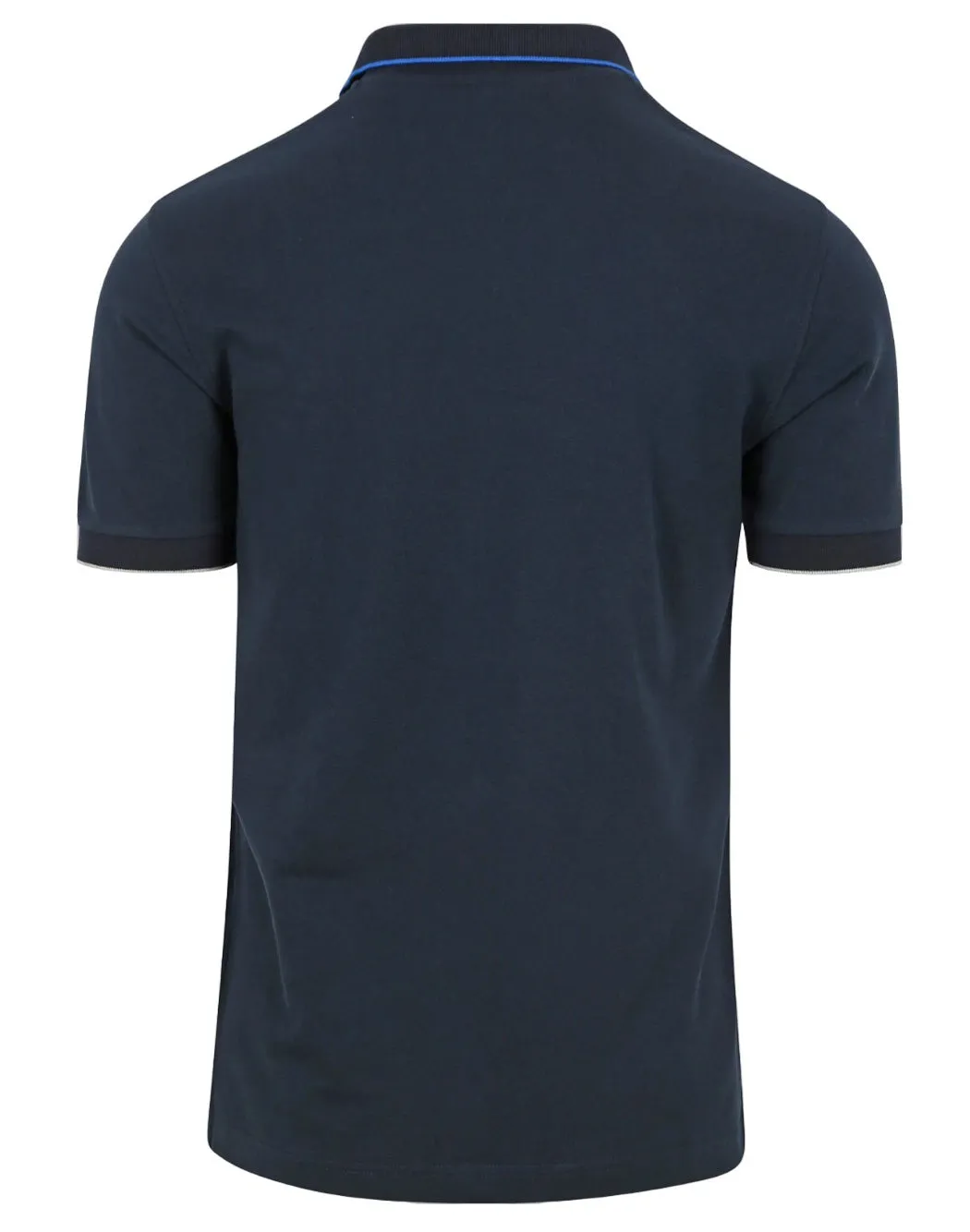 POLO CON MINI LOGO RICAMATO A CONTRASTO