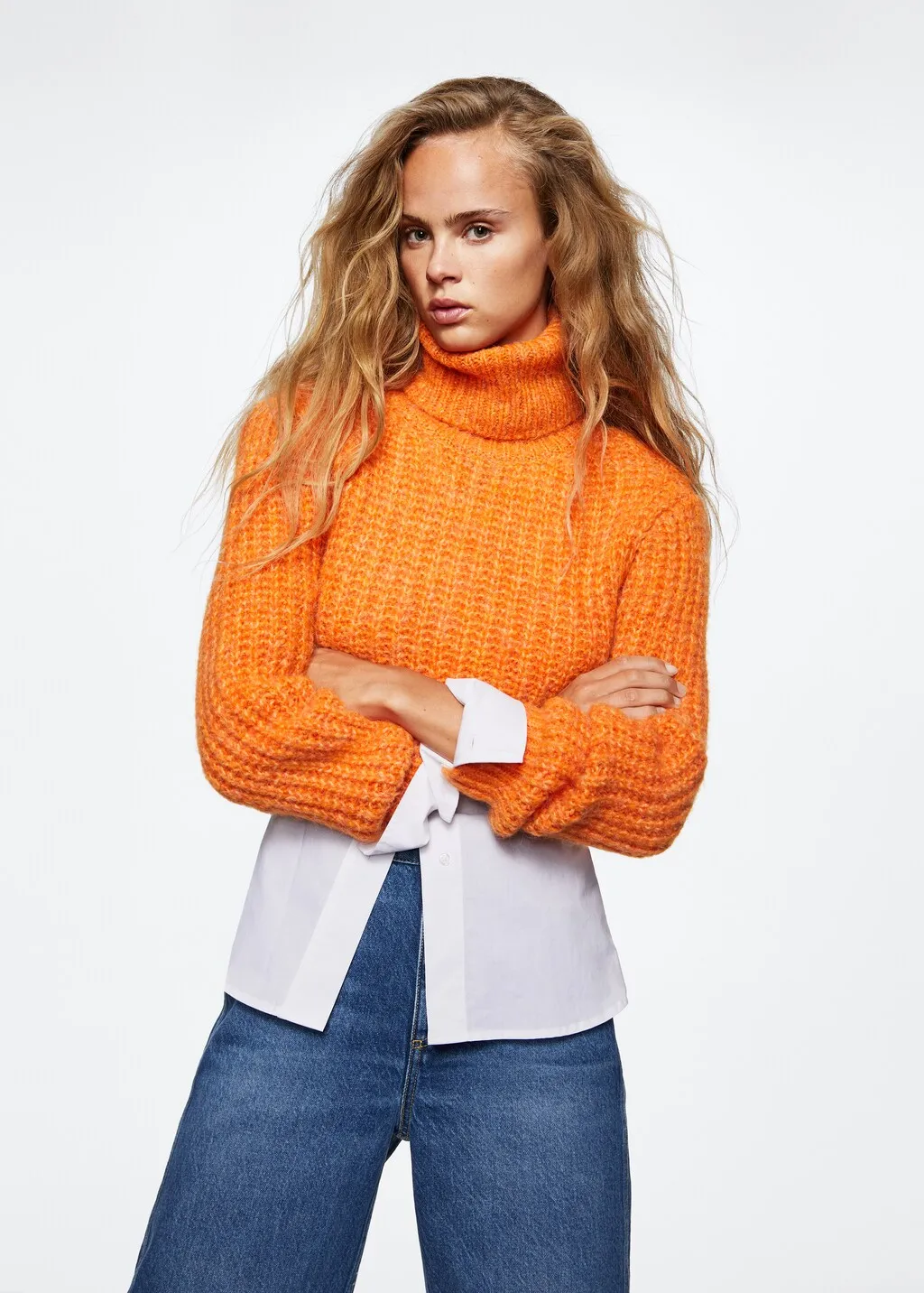 Pullover maglia crop