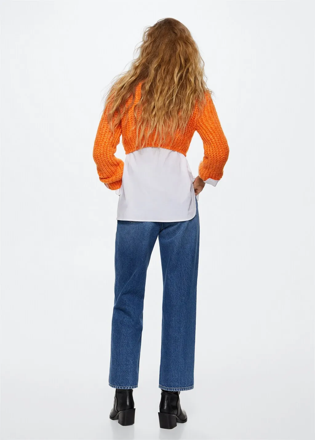 Pullover maglia crop