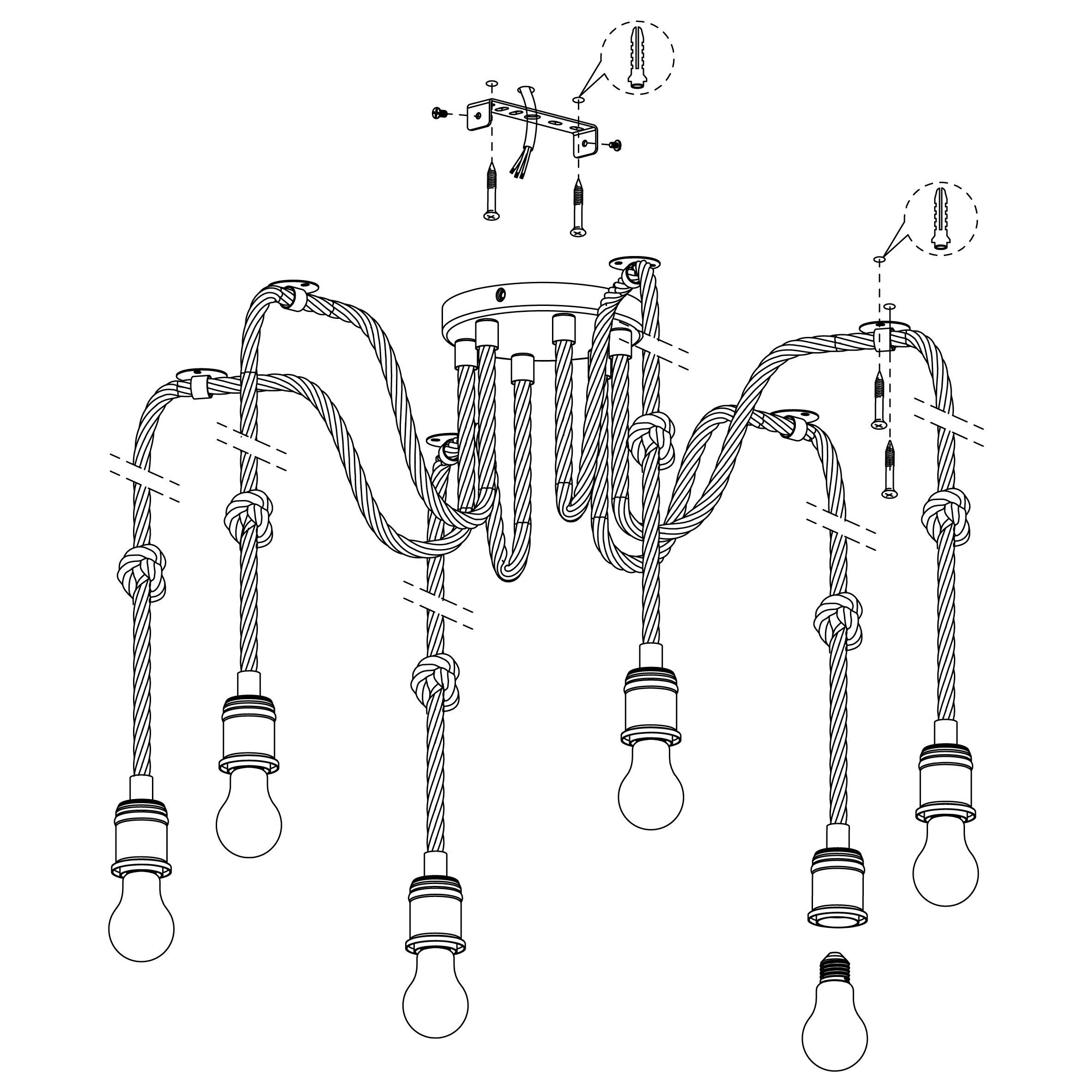 RAMPSIDE Lampada a sospensione