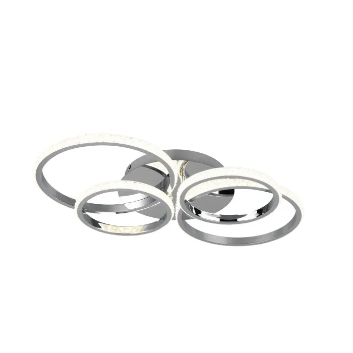 Reality CIRES Plafoniera LED Cromo, 1-Luce