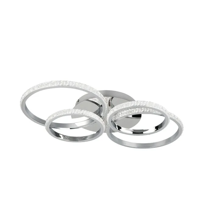 Reality CIRES Plafoniera LED Cromo, 1-Luce