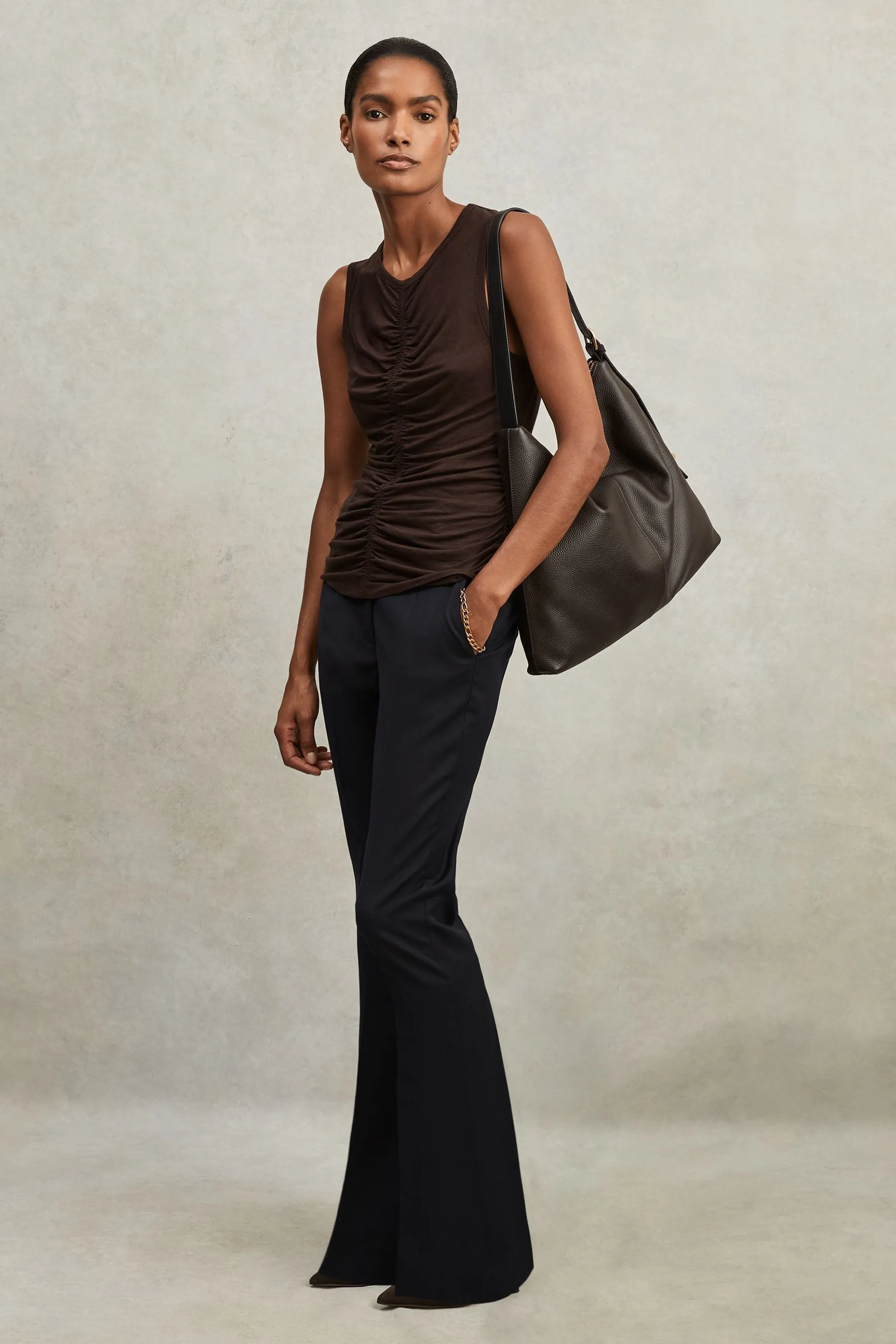 Reiss Pantalone Abito Abito Sartoriale Haisley in Misto Lana    