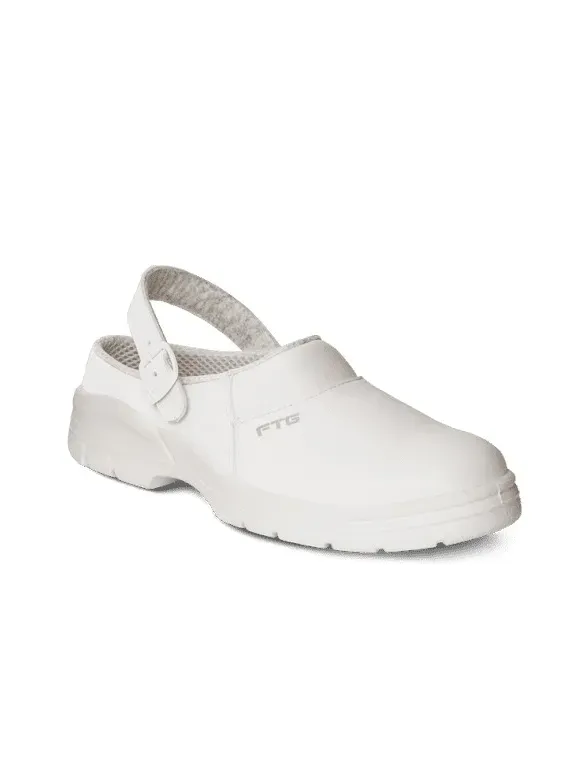 Scarpe antinfortunistiche Bianche Mocassino antinfortunistico FTG Cook White SB A WRU FO SRC