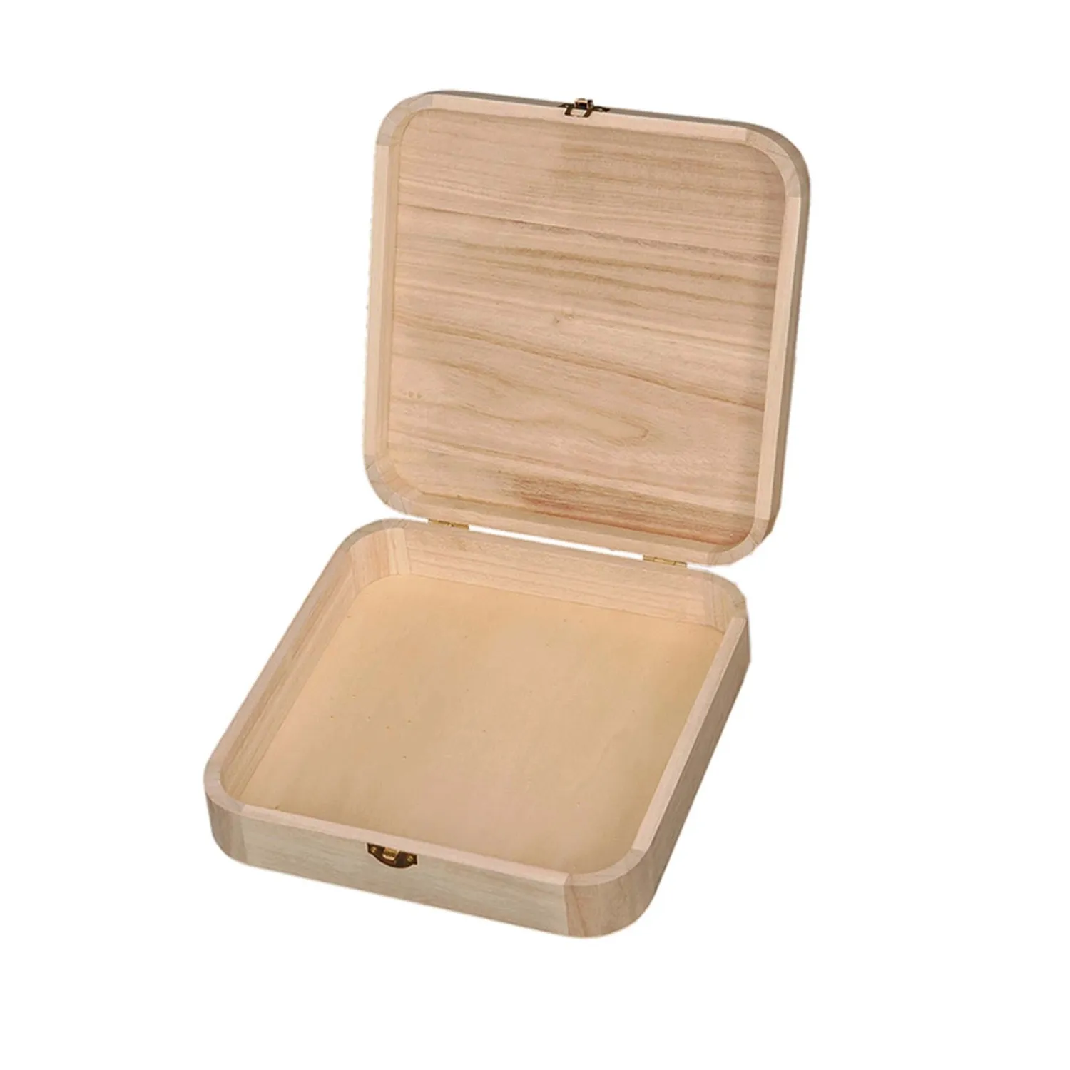 Scatola in legno piatta Vienna 24x24x6 cm