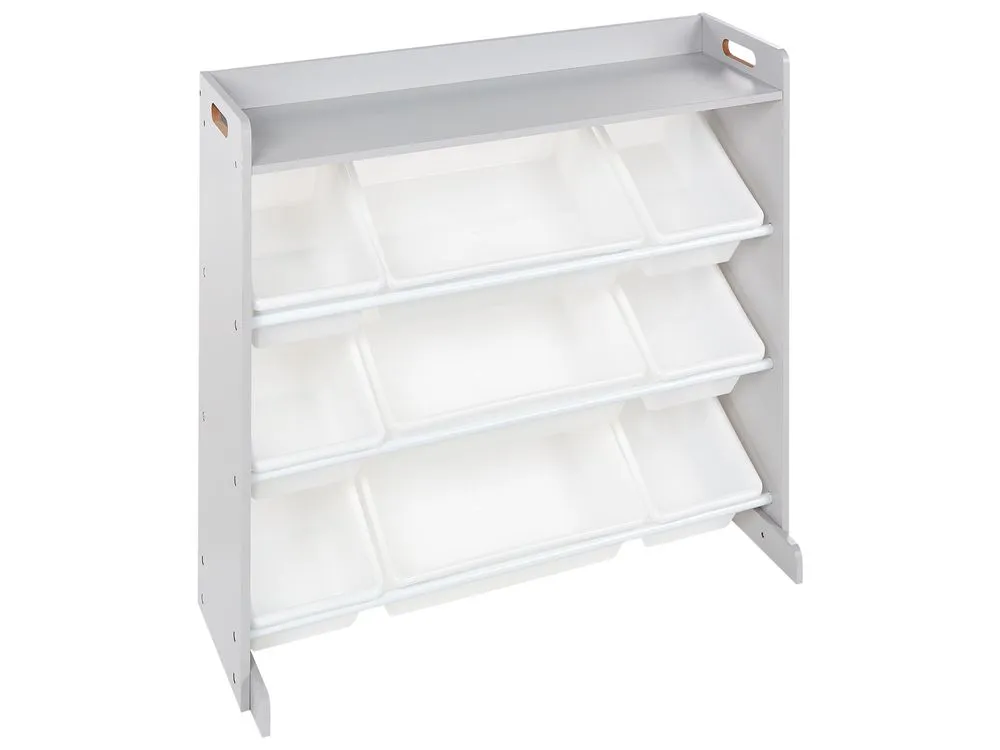 Shelf with 9 Boxes Grey COLLIE