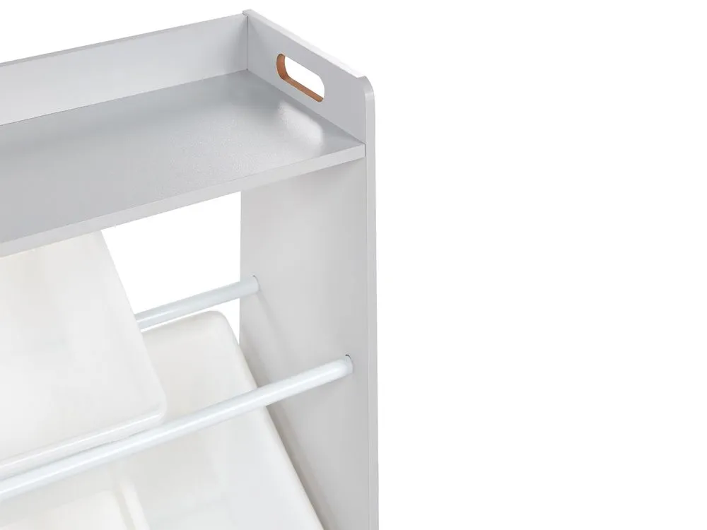 Shelf with 9 Boxes Grey COLLIE