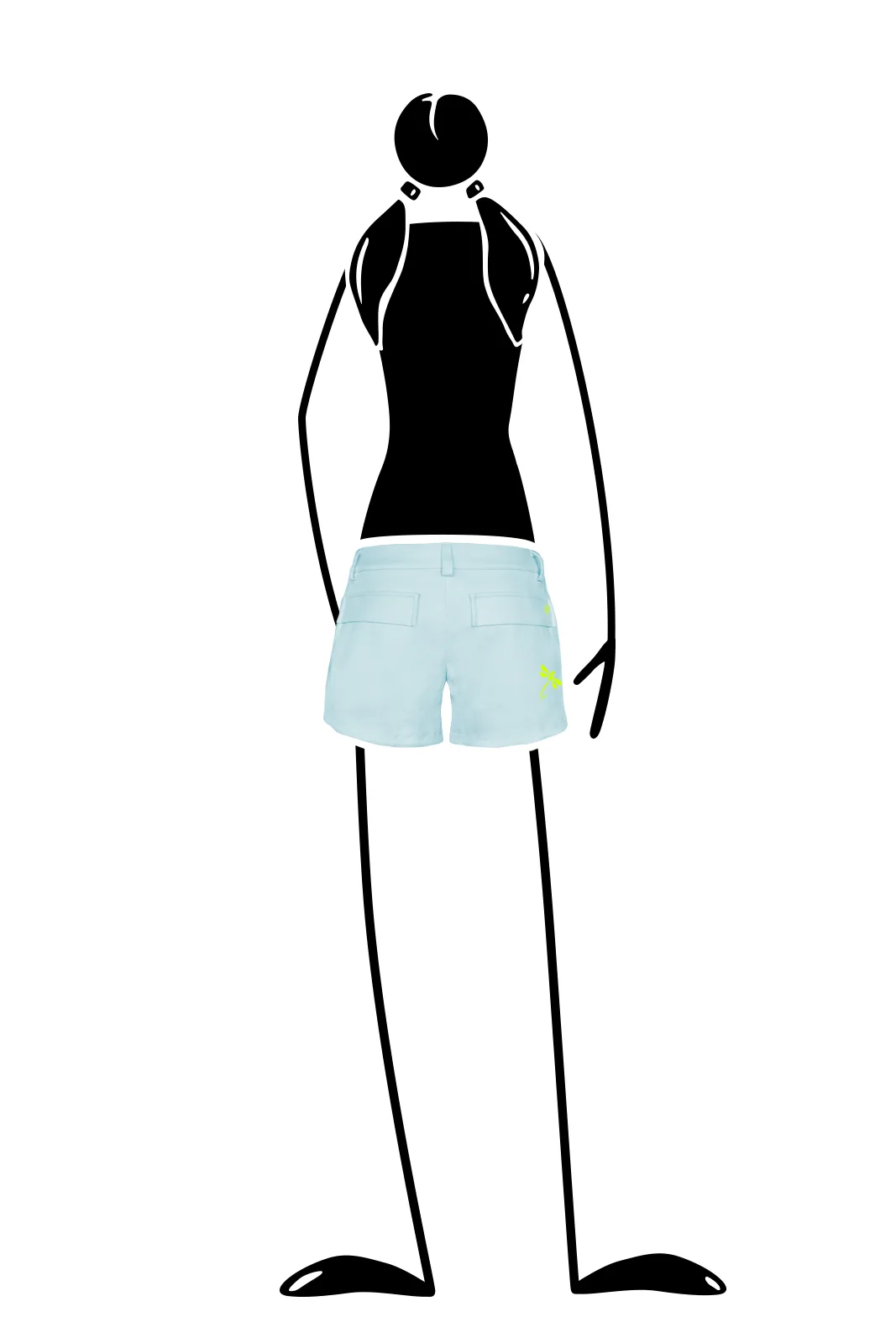 --Shorts jeans donna denim chiaro STEFFY-