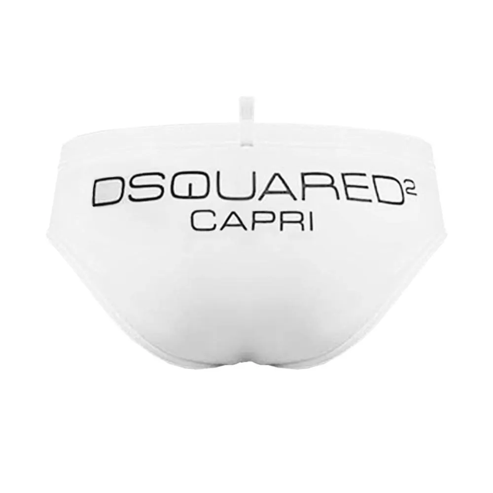  SLIP MARE DSQUARED. BIANCO 