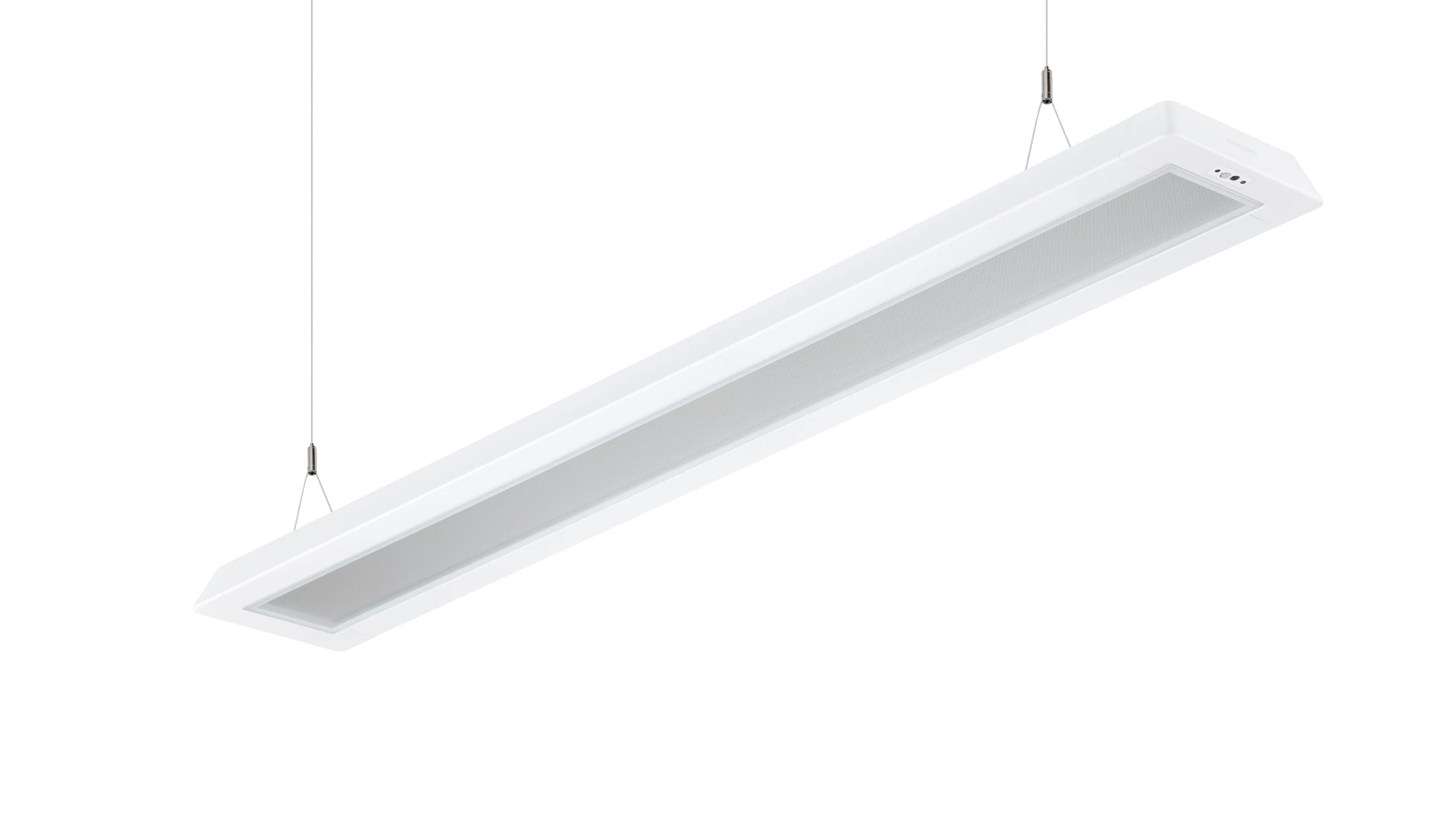 SP340P | FLEXBLEND SUSPENDED D STAND-ALONE, 27 W, 1200x200 mm; H73 mm, SMT, 4200 lm, 4000 K, CRI>90, Wireless, Interact Ready