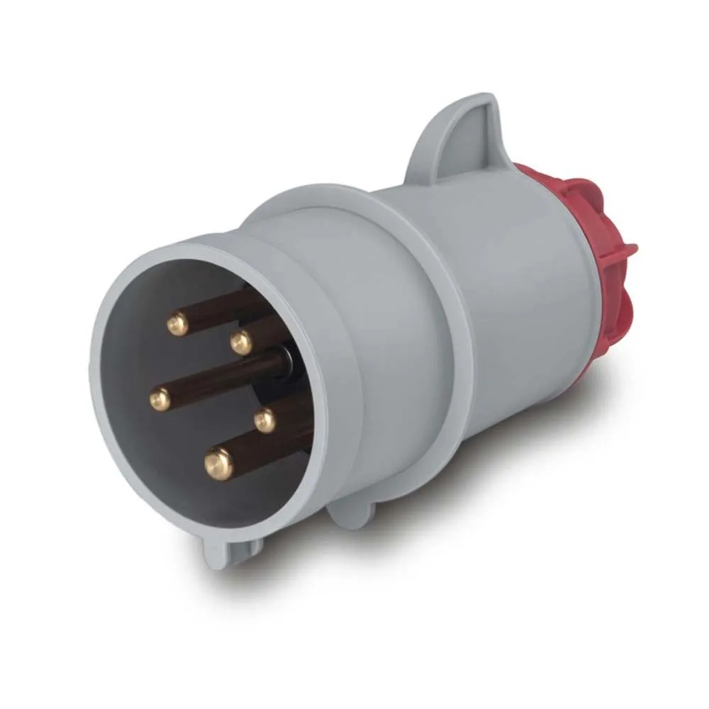 Spina mobile IEC309 32A 3P+N+T 346/415V~, IMQ, CE