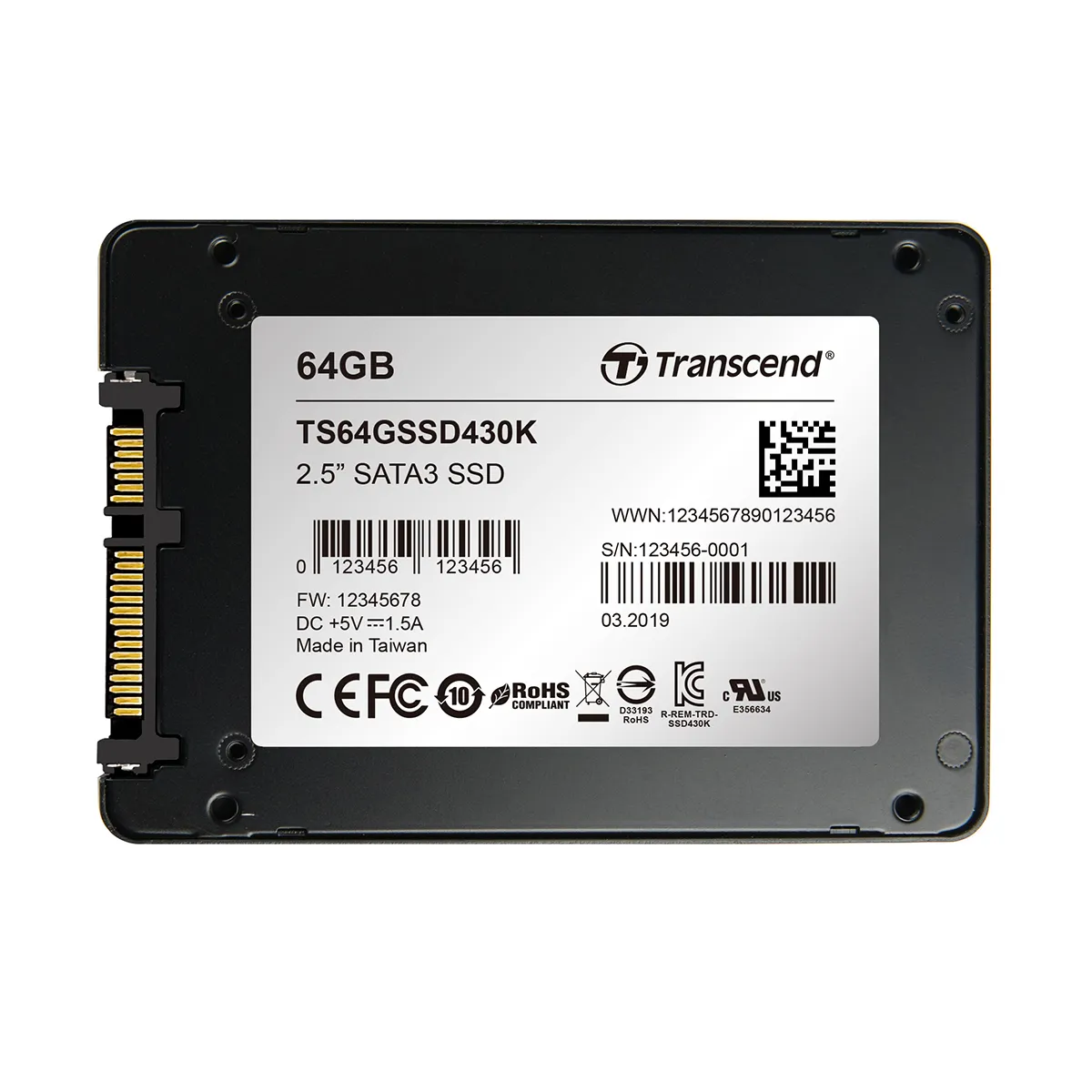 SSD Transcend Interno 64 GB