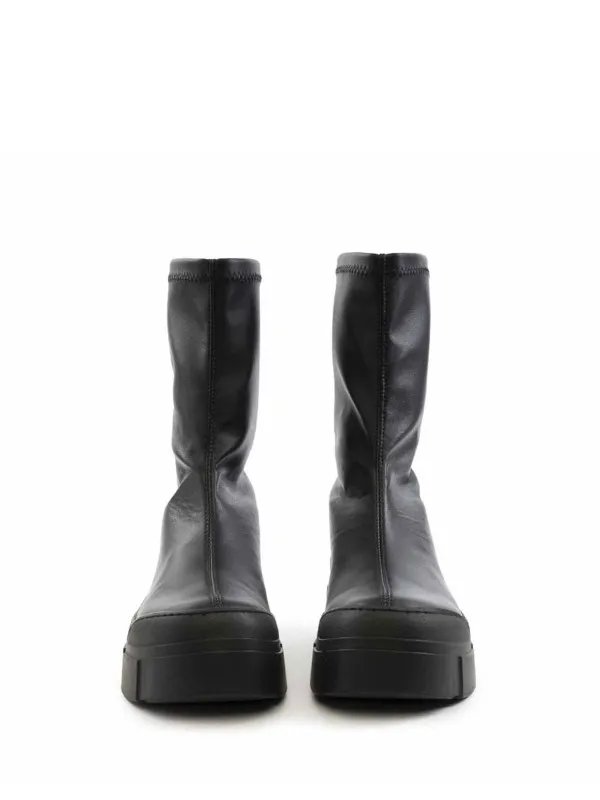 Suede ankle boot