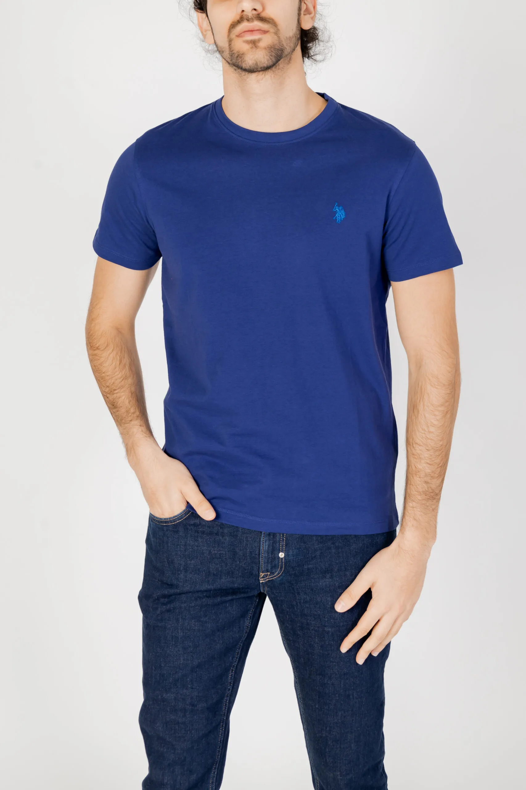 T-shirt U.s. Polo Assn. MICK Viola – Blu
