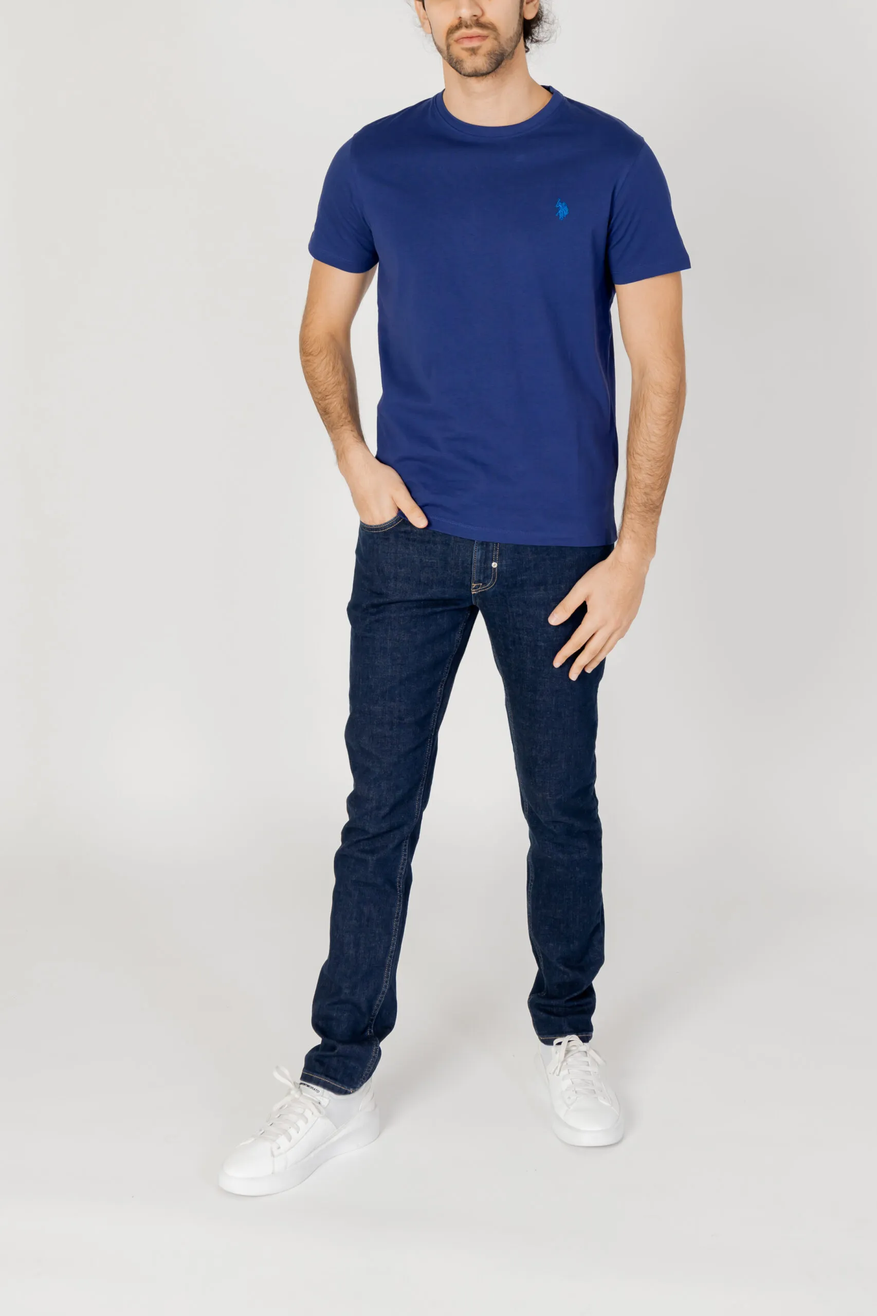 T-shirt U.s. Polo Assn. MICK Viola – Blu