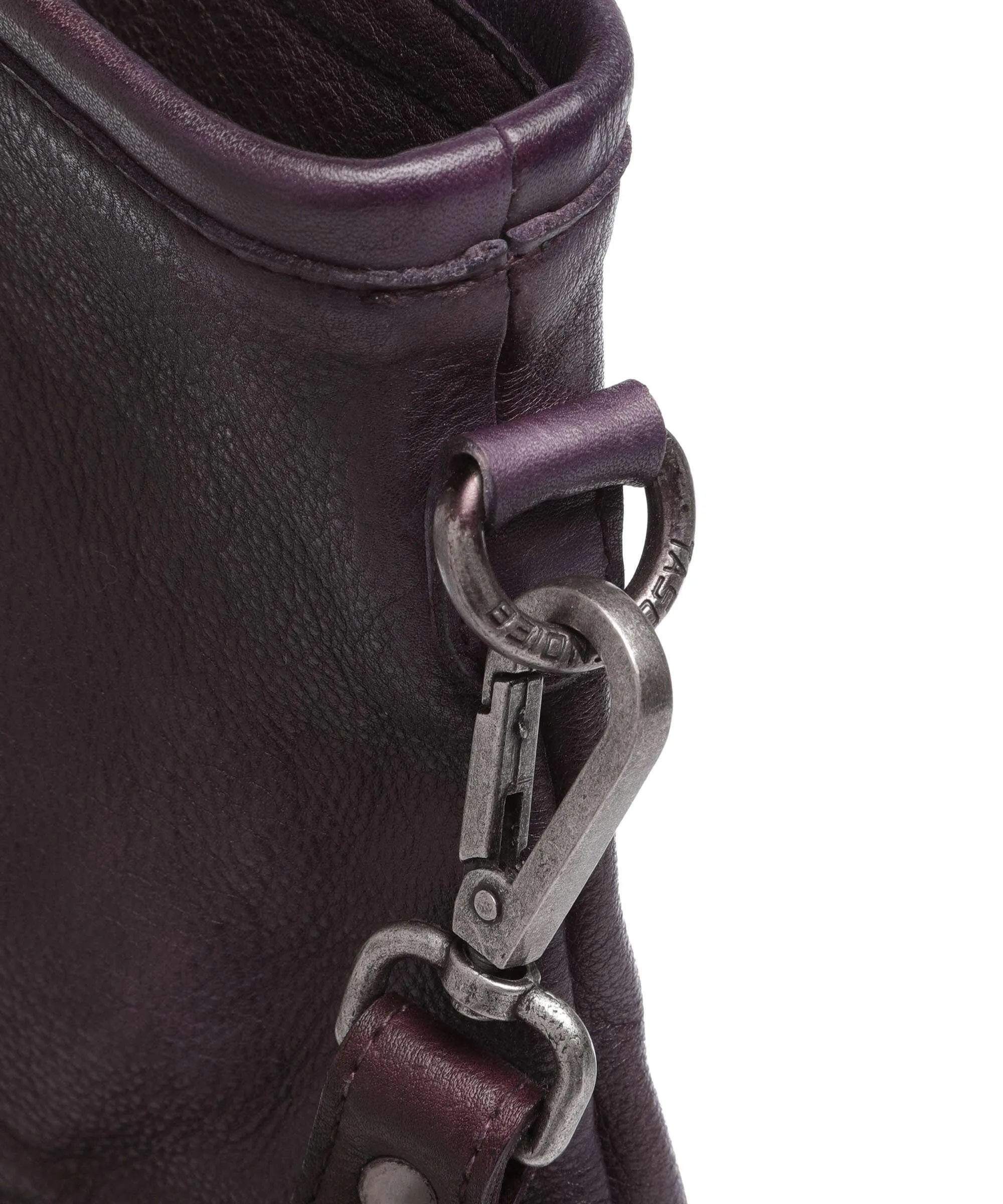  Taschendieb Wien Versöhnungsstraße 2 Borsa shopper pelle di vacchetta grana prugna  