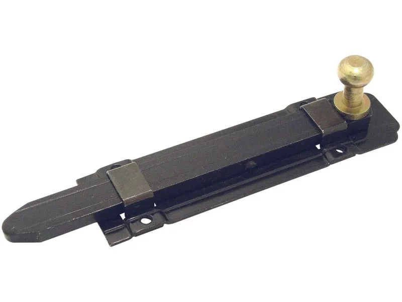 Thema catenaccio verticale nero 125 mm