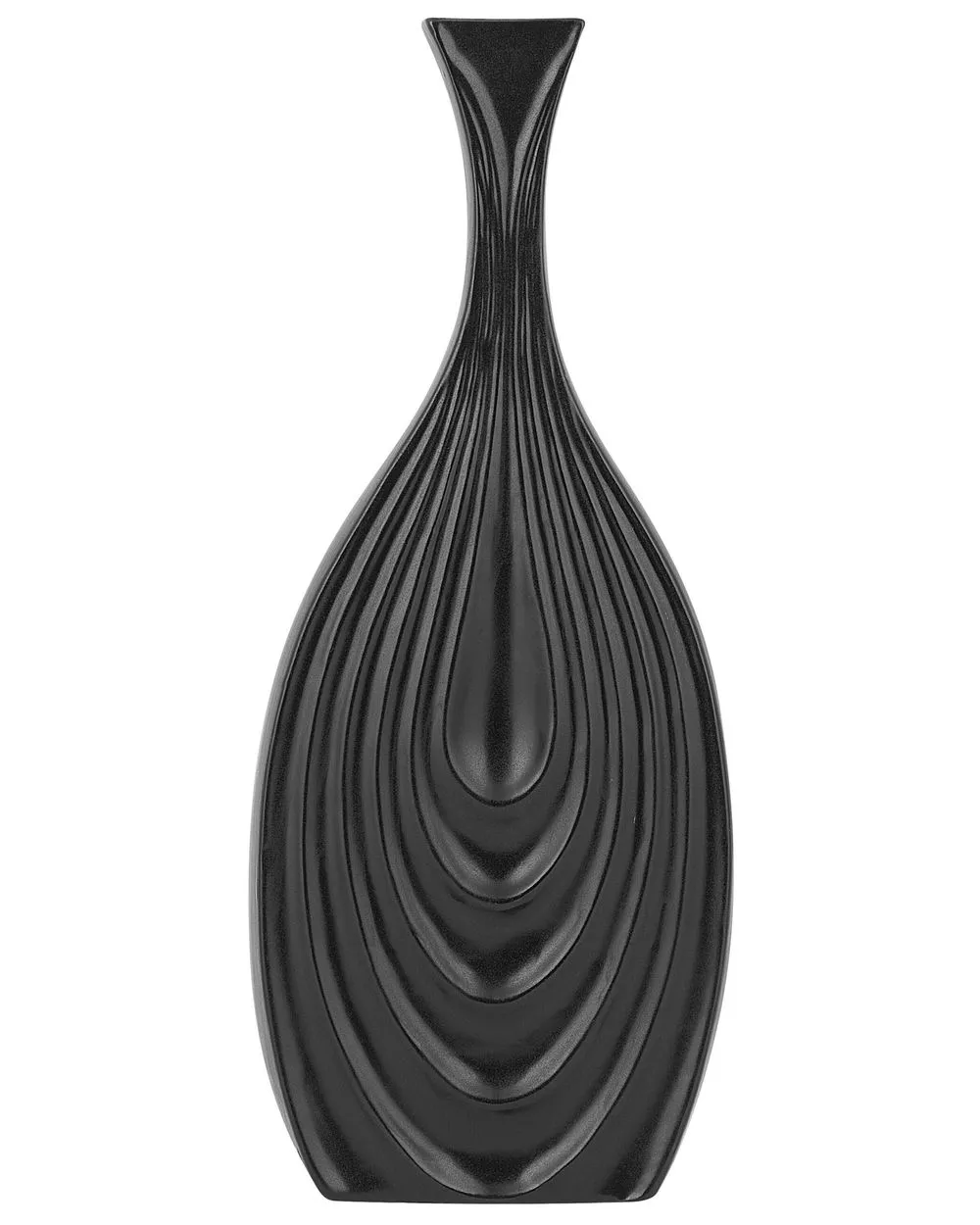 Vaso decorativo THAPSUS Ceramica 39 cm Nero