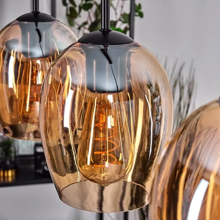 Vevino Lampada a sospensione Nero, 4-Luci