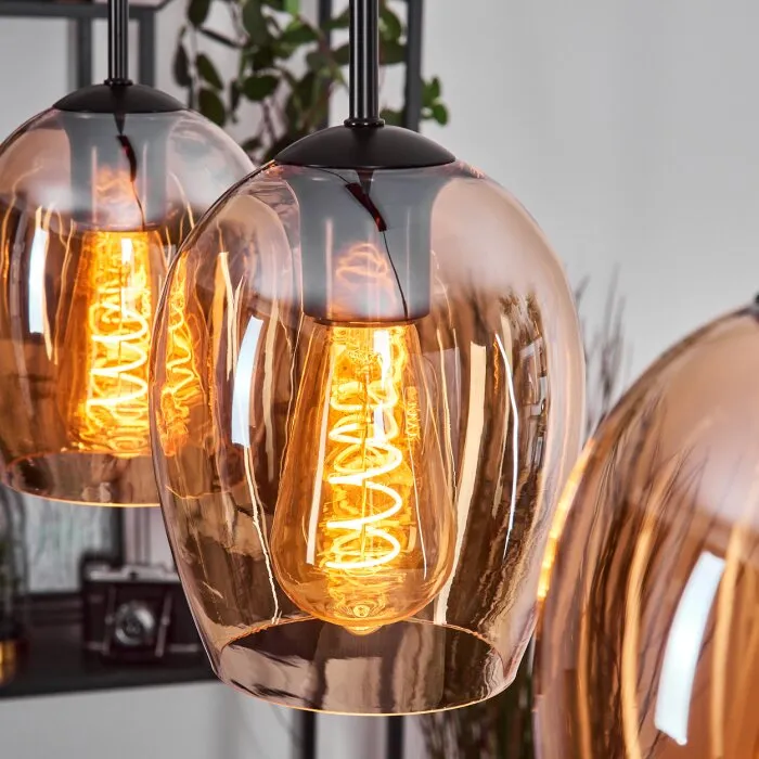 Vevino Lampada a sospensione Nero, 4-Luci