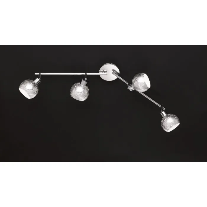 Wofi FARA Plafoniera Argento, 4-Luci