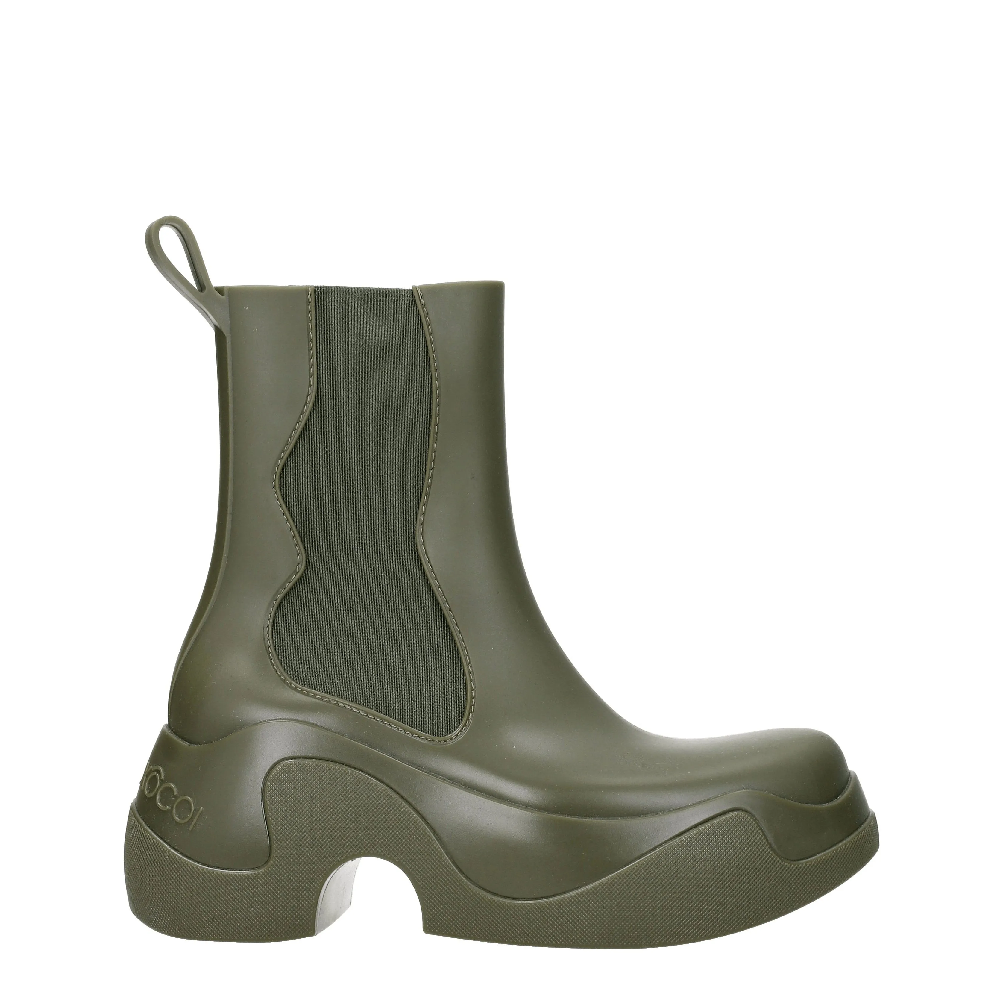 Xocoi Stivaletti Donna PVC Verde/Oliva