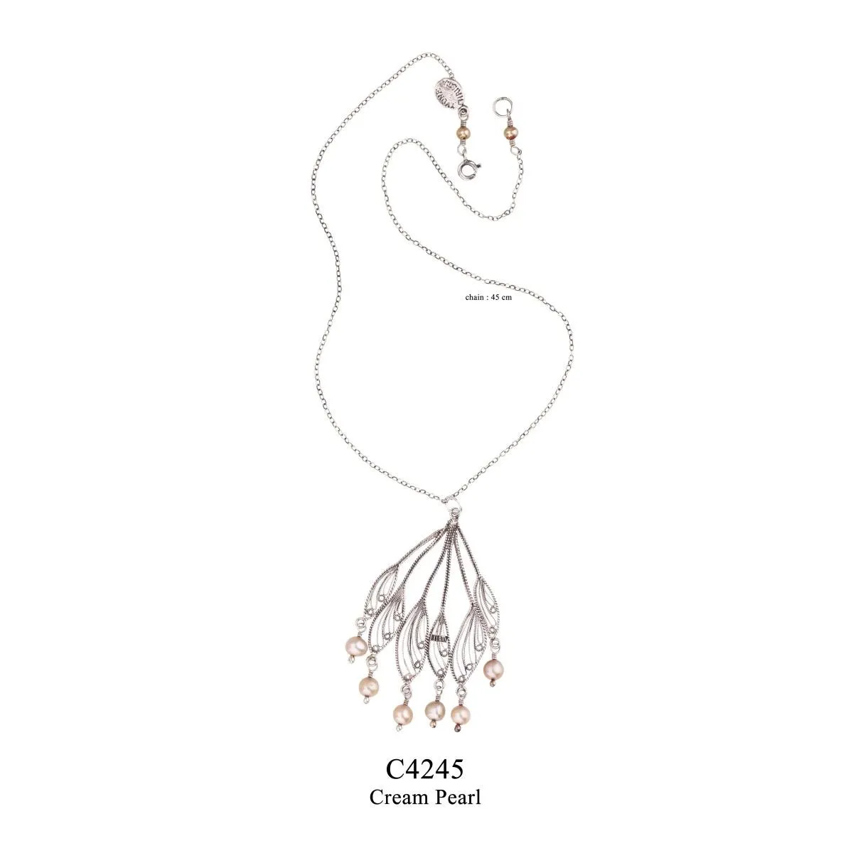 YVONE CHRISTA – Collana Foglie Pendenti